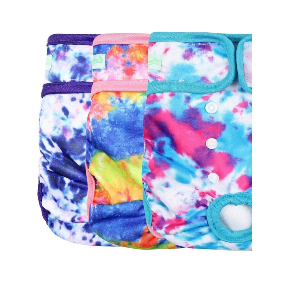 wegreeco Washable Reusable Premium Dog Diapers,Pack of 3 L